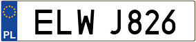 Truck License Plate